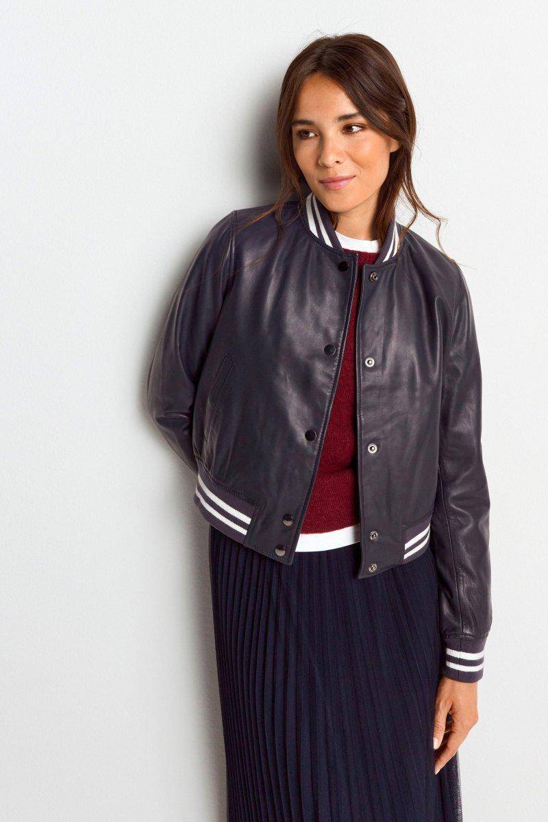 Eich & Royal Bomberjacke aus Leder Sonderangebot