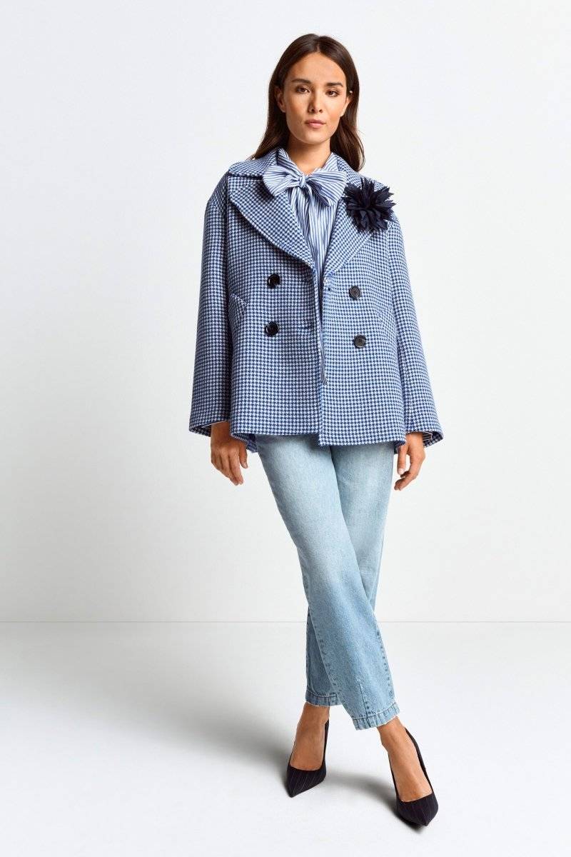 Eich & Royal Jacke mit Hahnentrittmuster Günstig kaufen