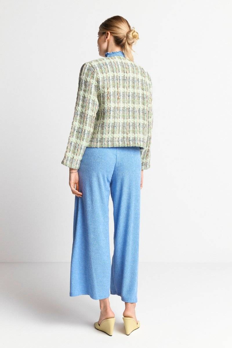 Eich & Royal Bouclé-Jacke mit Rundhalsausschnitt Online Shopping