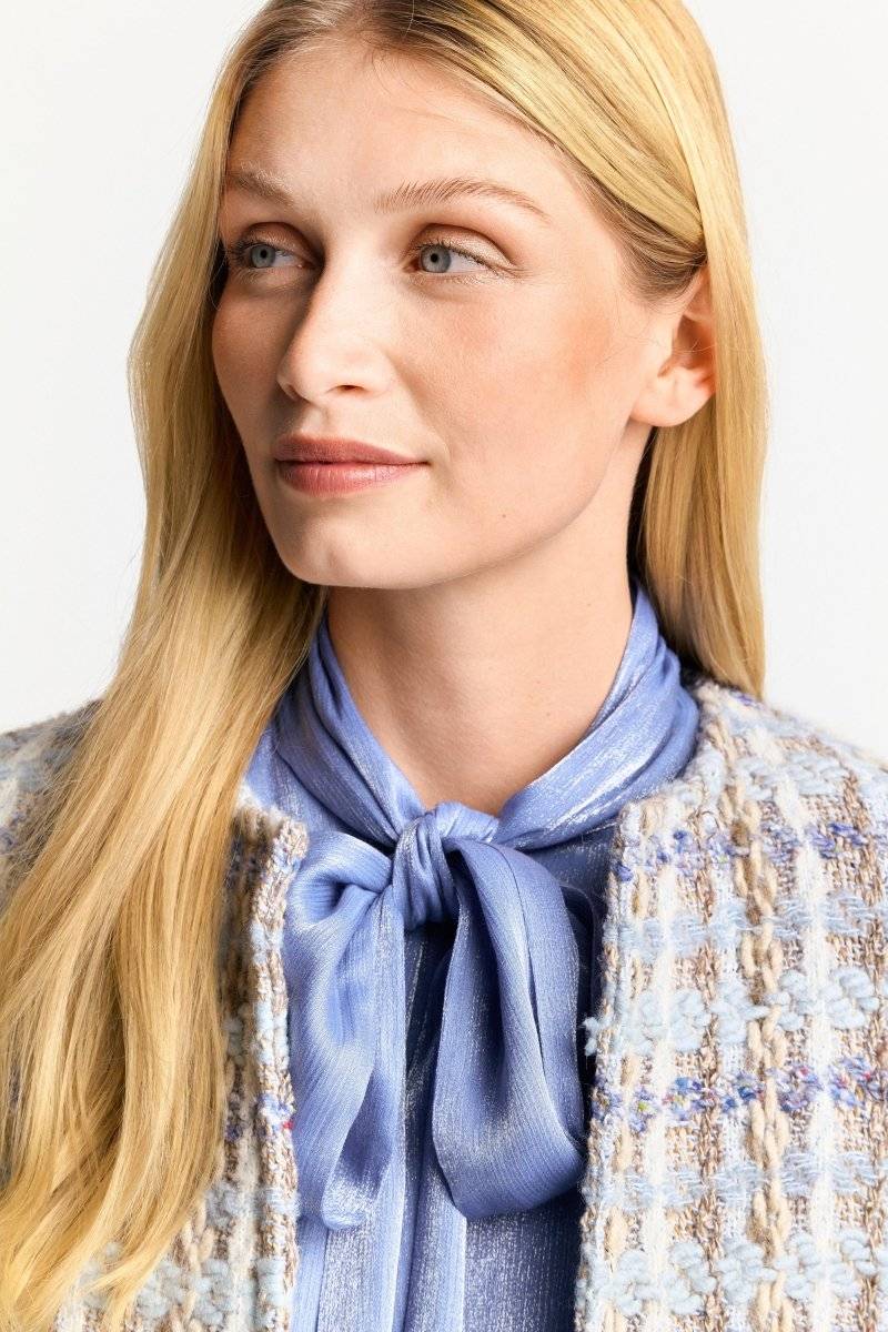 Eich & Royal Bouclé-Jacke mit Rundhalsausschnitt Preisnachlass