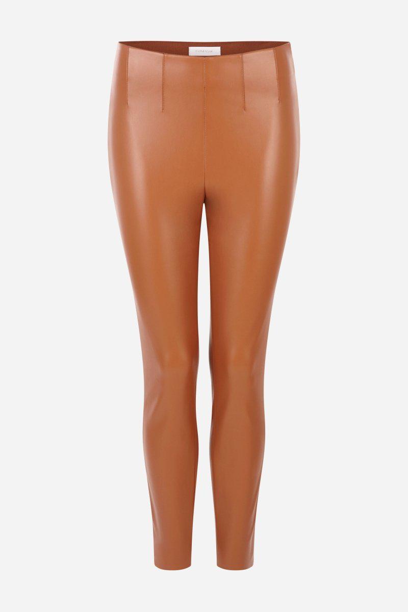 Eich & Royal Knöchellange Kunstleder-Leggings Super Sparpreis