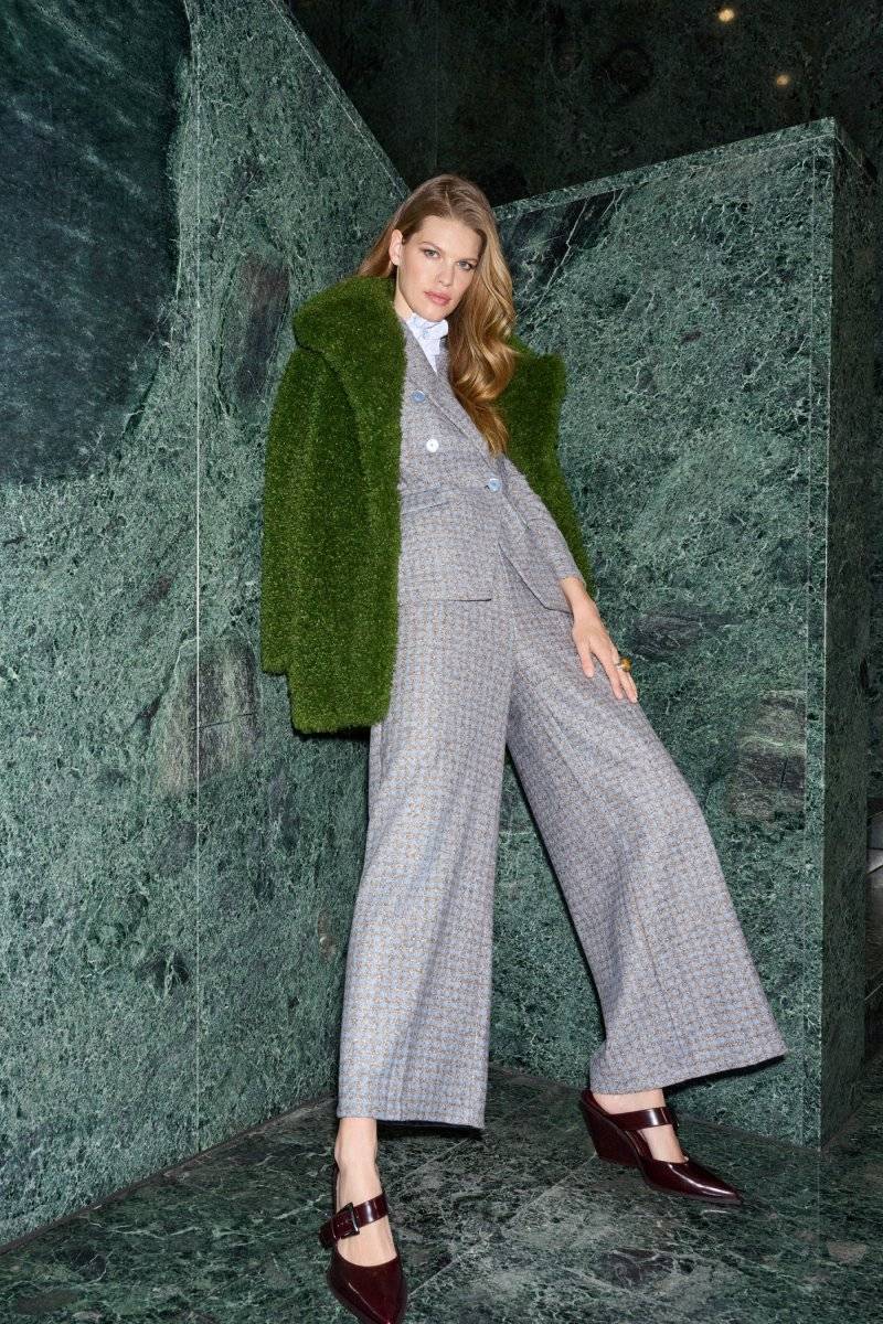 Eich & Royal Karierte Culotte aus Wollmix Letzter Tag