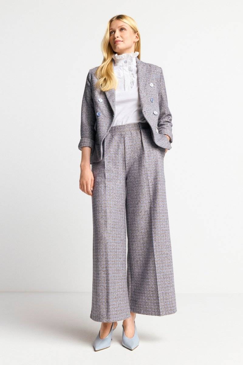 Eich & Royal Karierte Culotte aus Wollmix Letzter Tag