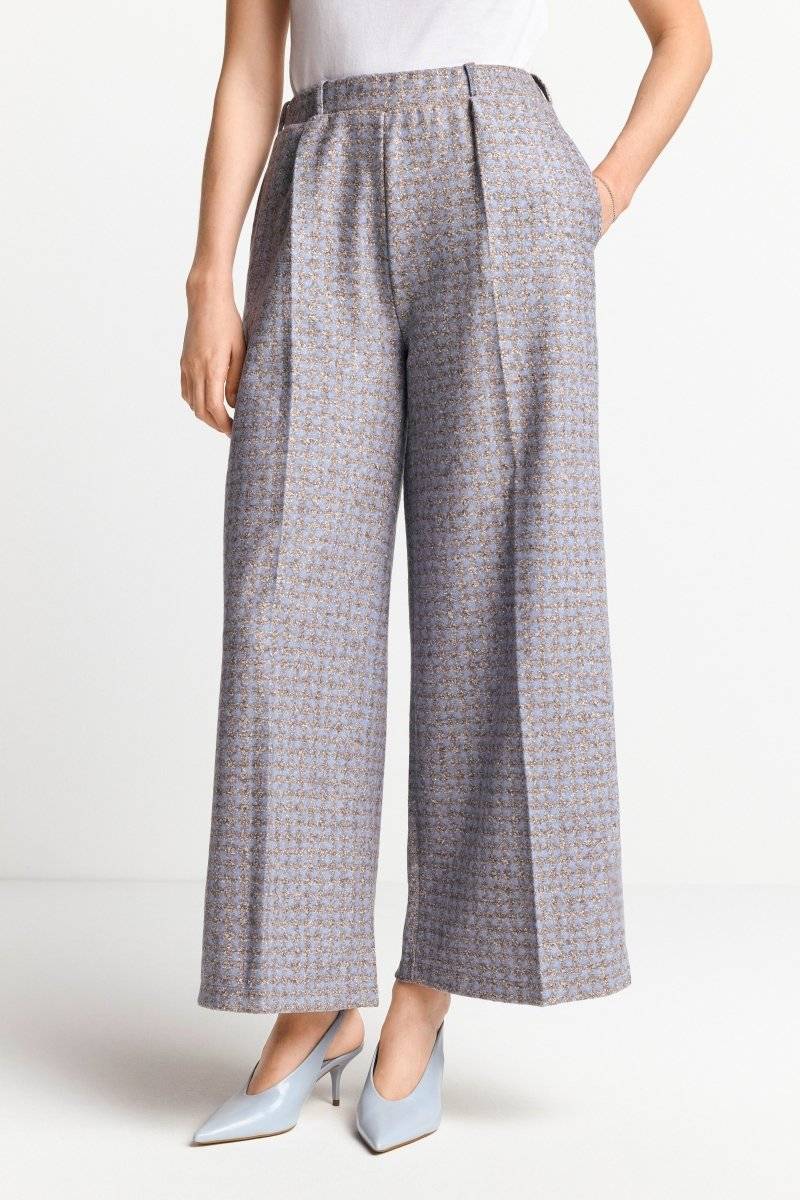 Eich & Royal Karierte Culotte aus Wollmix Letzter Tag