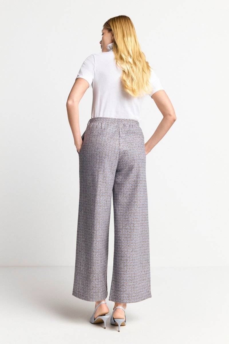 Eich & Royal Karierte Culotte aus Wollmix Letzter Tag