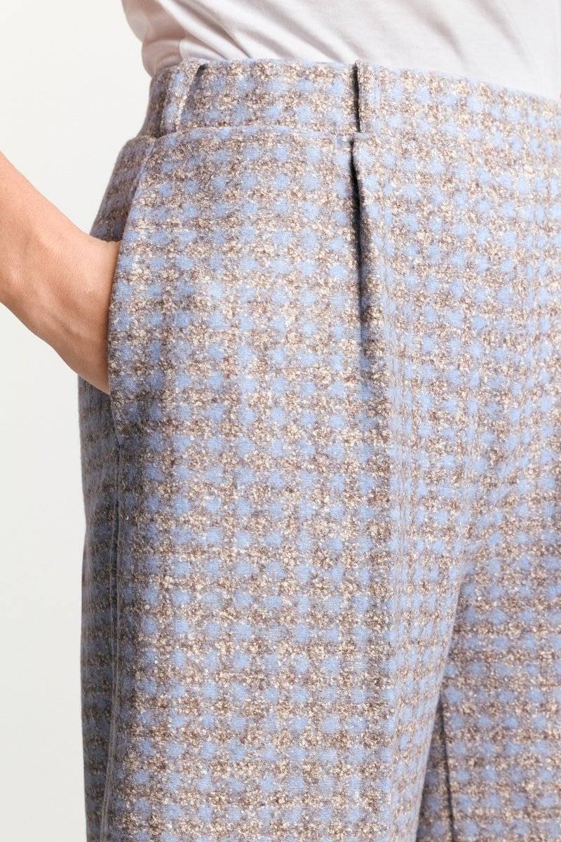 Eich & Royal Karierte Culotte aus Wollmix Letzter Tag