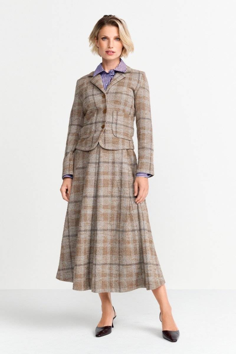 Eich & Royal Taillierter Blazer mit Karomuster Riesige Rabatte