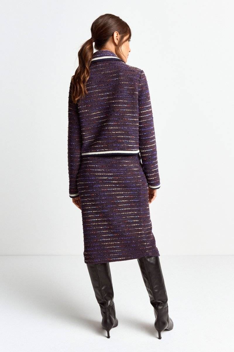 Eich & Royal Bouclé-Jacke mit Bubikragen Kostenloser Versand international