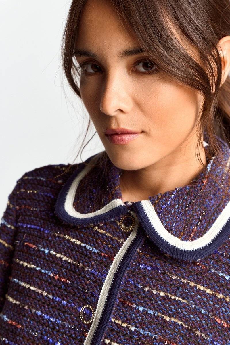 Eich & Royal Bouclé-Jacke mit Bubikragen Kostenloser Versand international
