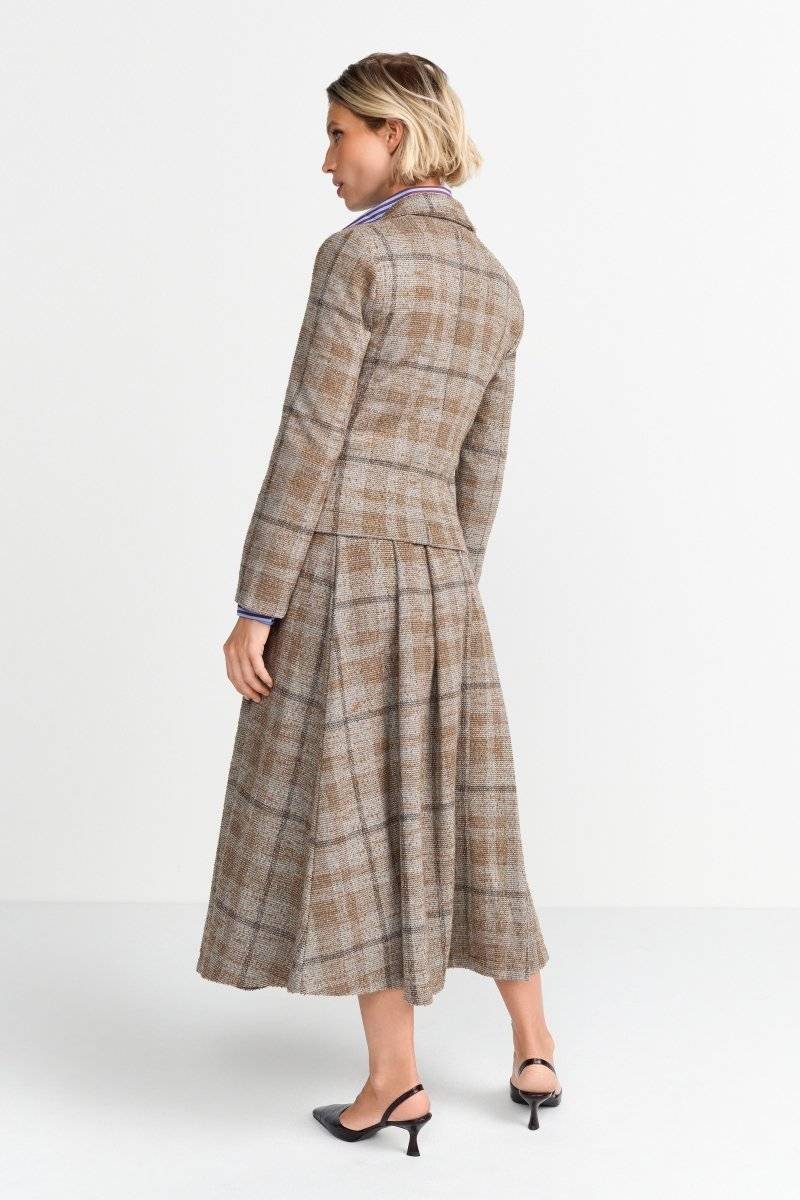 Eich & Royal Taillierter Blazer mit Karomuster Verkauf