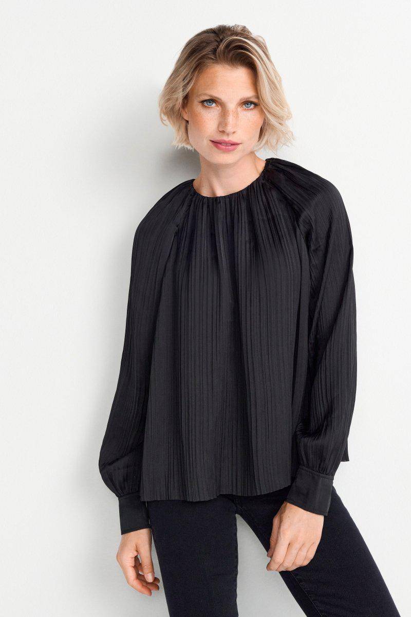 Eich & Royal Ausgestellte Plissee-Bluse Rabatt