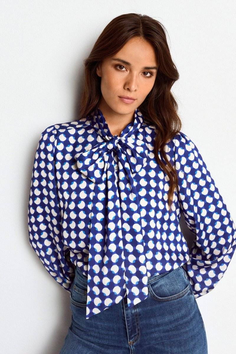 Eich & Royal Schluppenbluse mit Frill-Kragen Preisnachlass