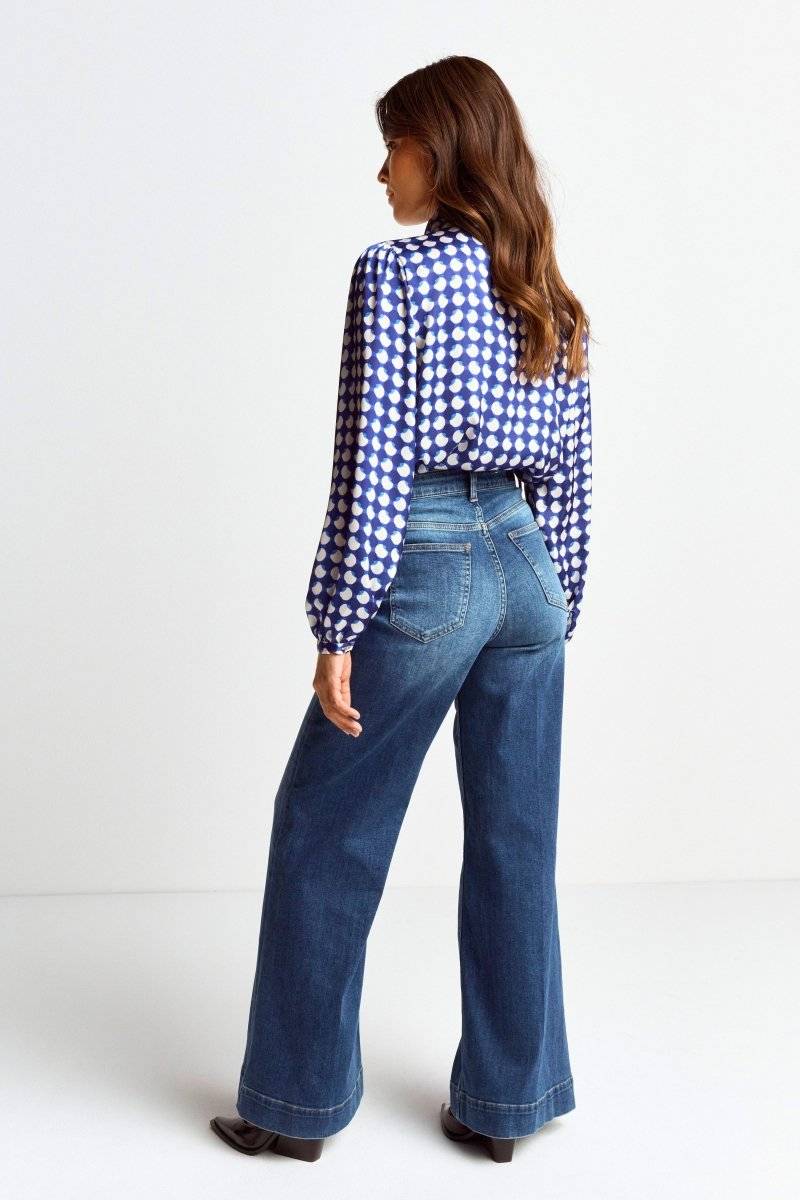 Eich & Royal Schluppenbluse mit Frill-Kragen Preisnachlass
