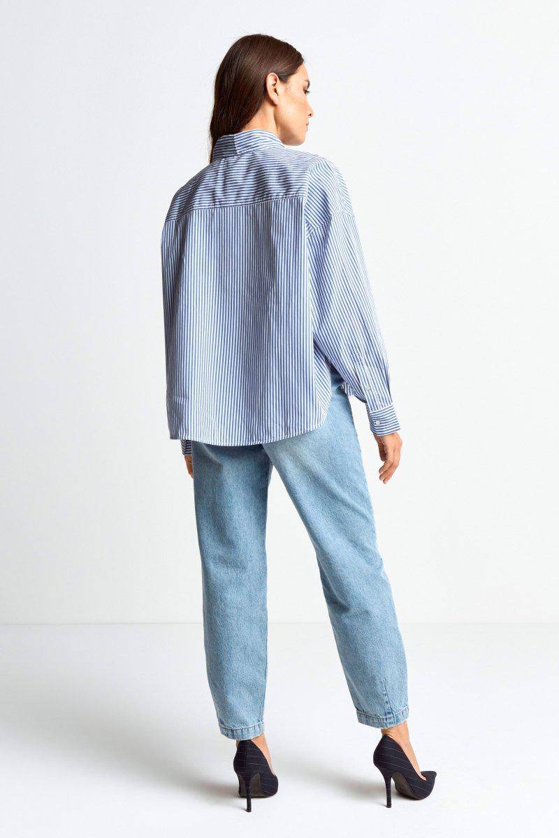 Eich & Royal Bluse mit Bindekragen Black Friday