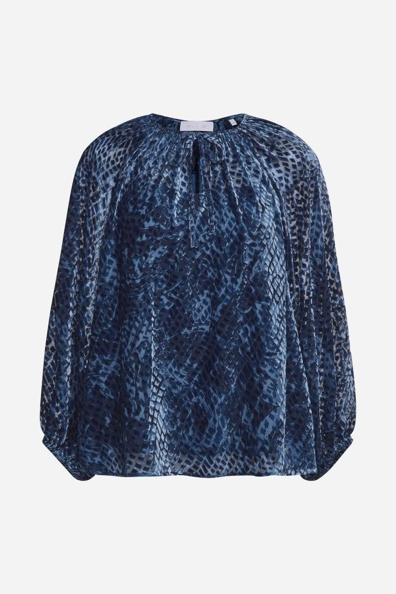 Eich & Royal Samtbluse mit Ballonärmeln Muttertagsangebot