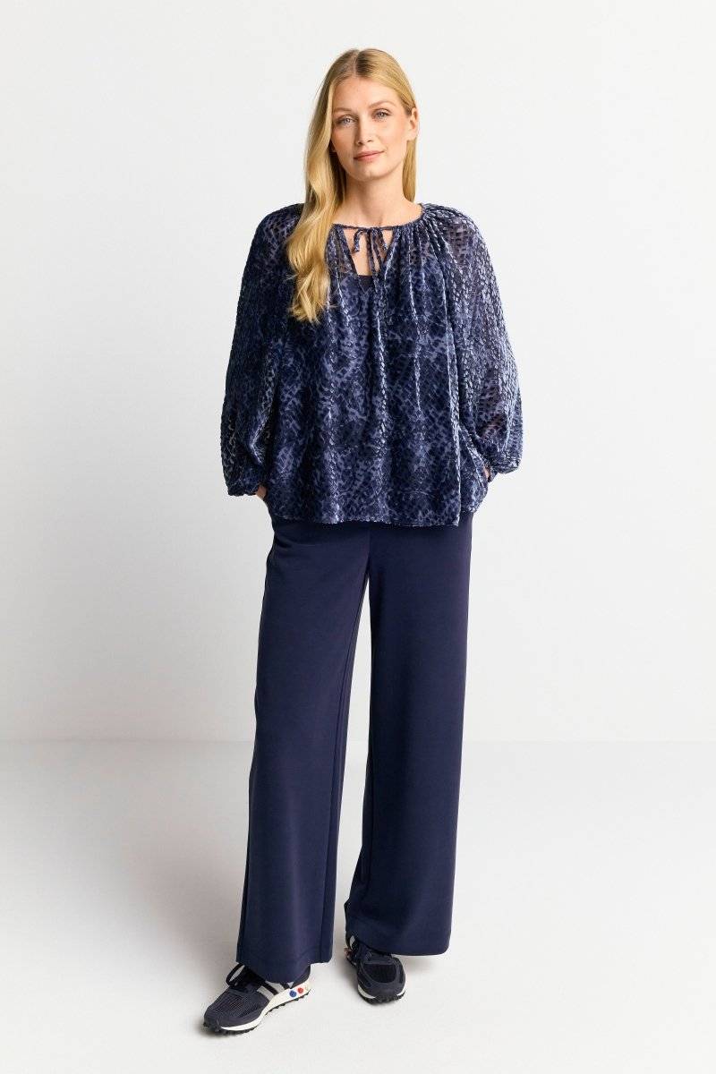 Eich & Royal Samtbluse mit Ballonärmeln Muttertagsangebot