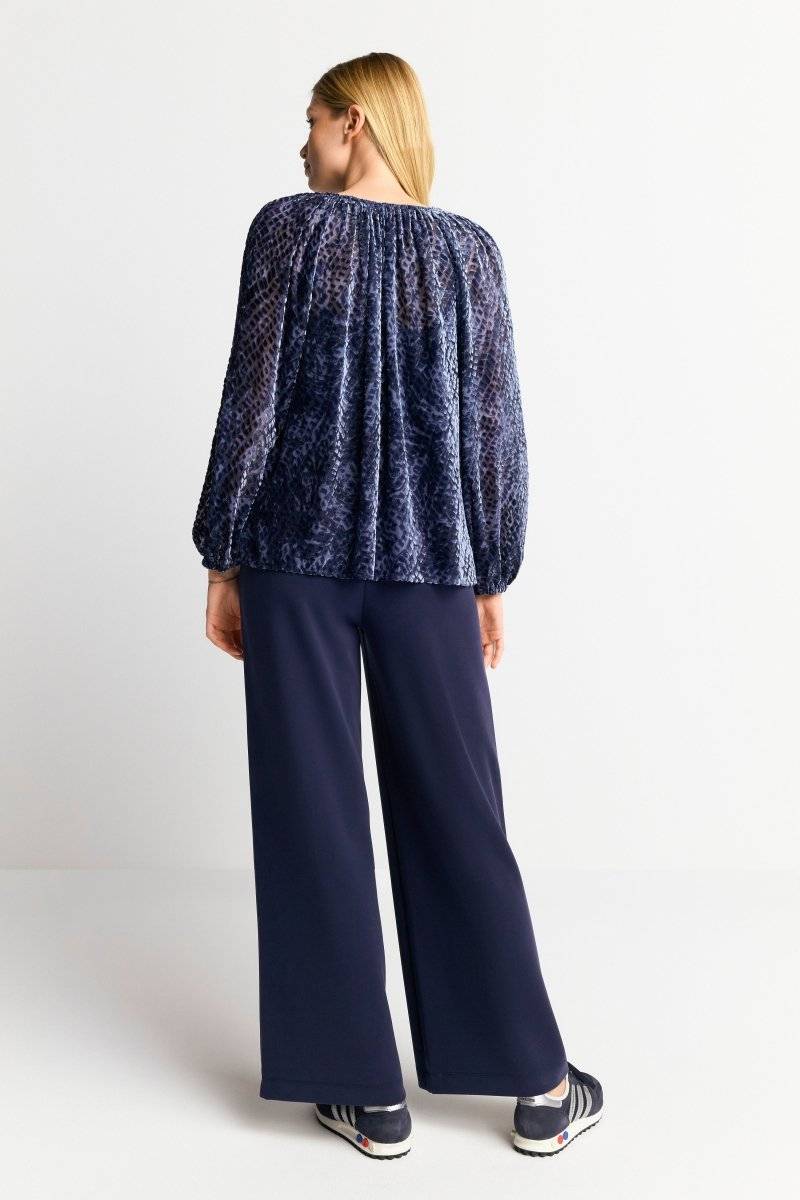 Eich & Royal Samtbluse mit Ballonärmeln Muttertagsangebot