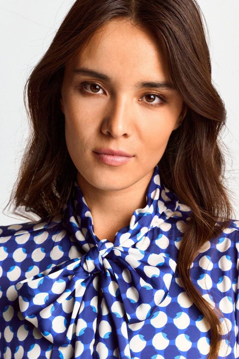 Eich & Royal Schluppenbluse mit Frill-Kragen Tägliche Deals