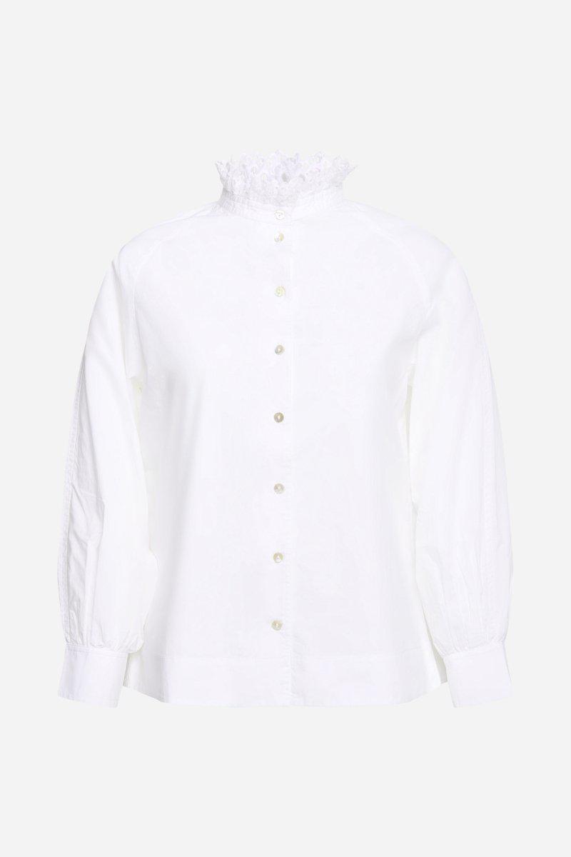 Eich & Royal Bluse mit Rüschenkragen Sonderangebote
