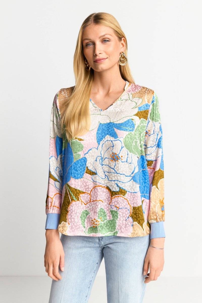 Eich & Royal Bluse mit floralem Print Wochenangebot