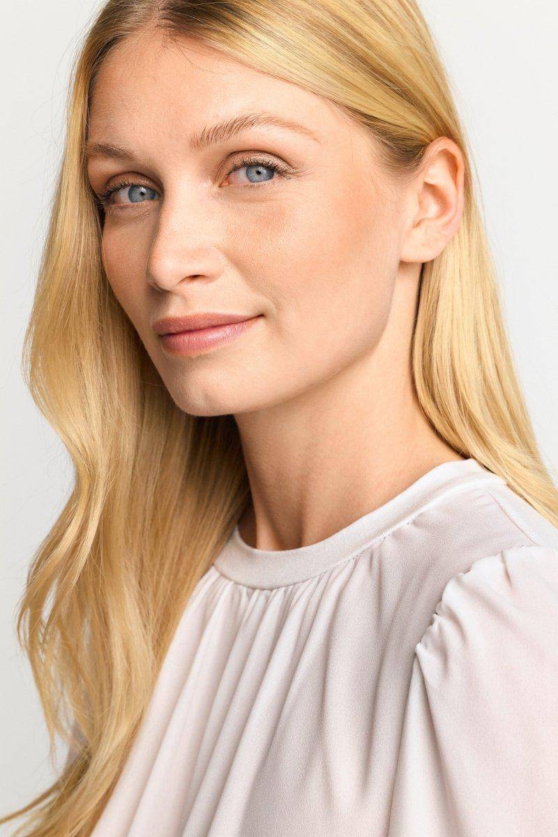 Eich & Royal Chiffonbluse mit Rundhalsausschnitt Letzte 3 Tage