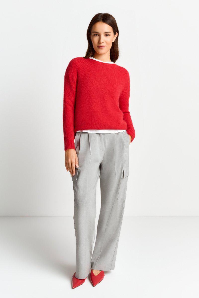 Eich & Royal Strickpullover aus weichem Materialmix Blitzverkäufe