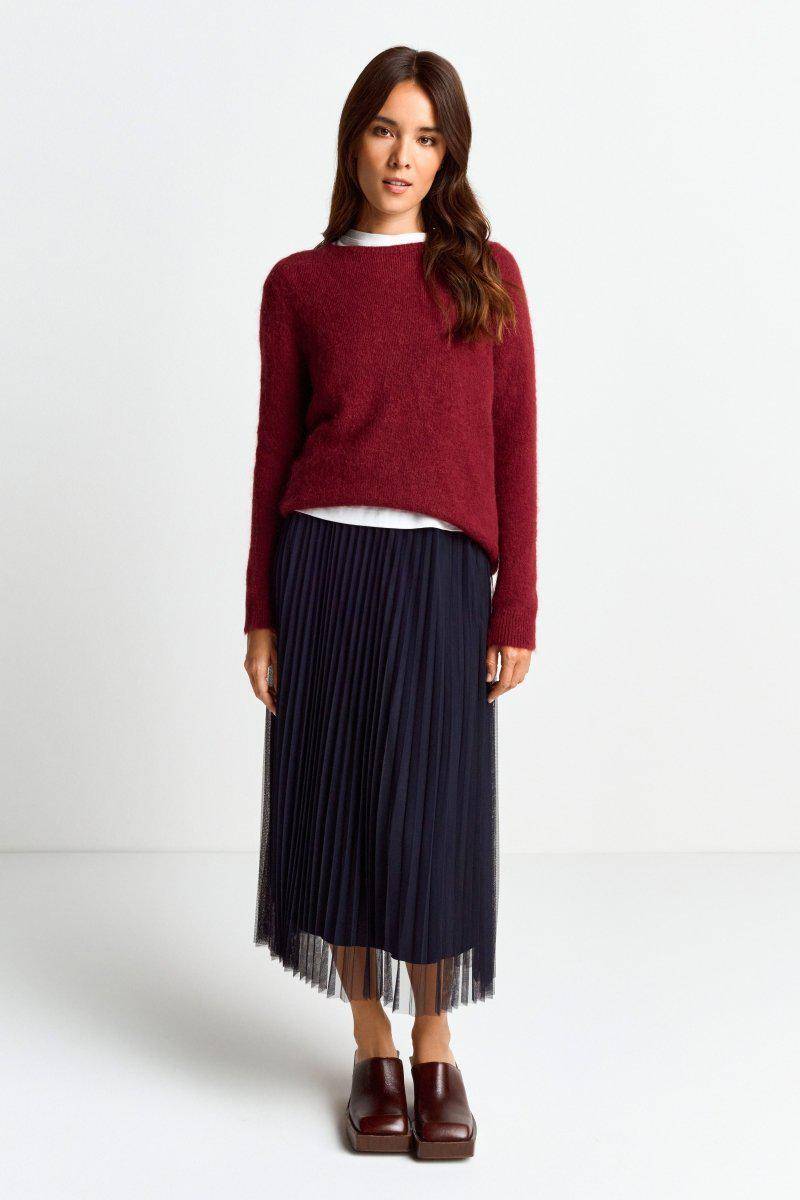 Eich & Royal Strickpullover aus weichem Materialmix Blitzverkäufe