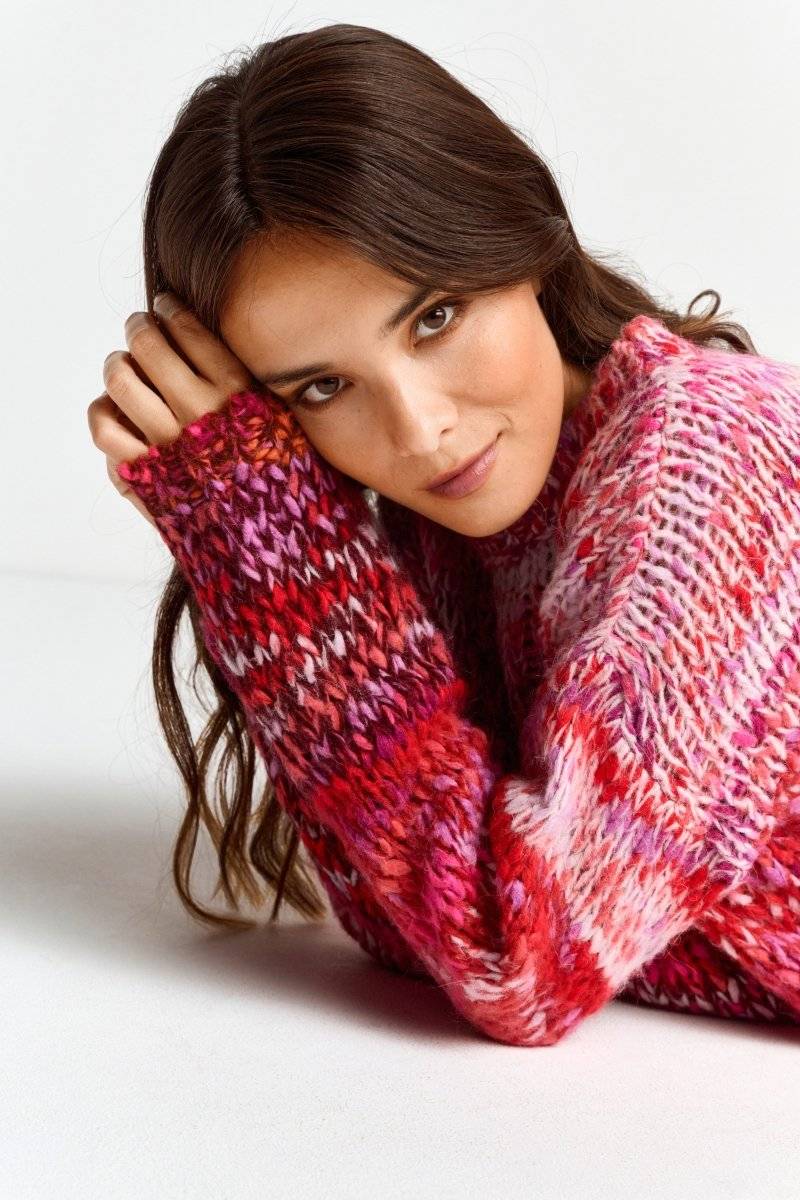 Eich & Royal Pullover mit Colour-Blocking-Muster Großer Ausverkauf
