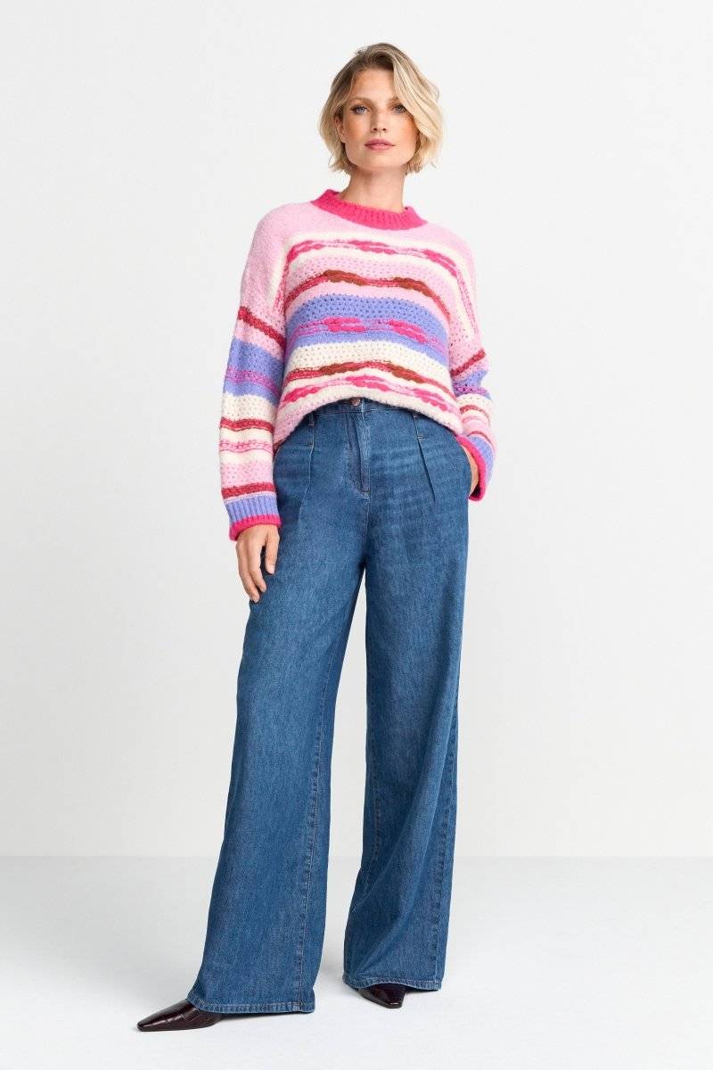Eich & Royal Pullover in Colour-Blocking-Optik Begrenztes Angebot