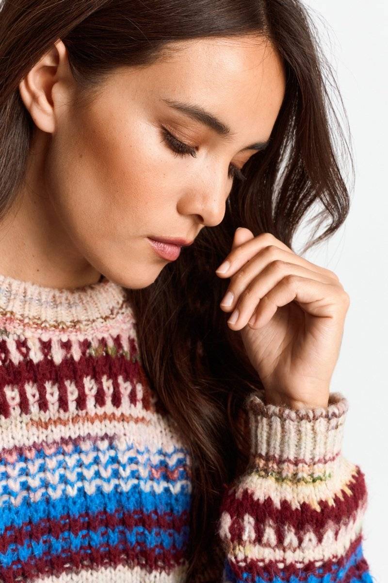 Eich & Royal Pullover mit bunten Streifen Osterangebot