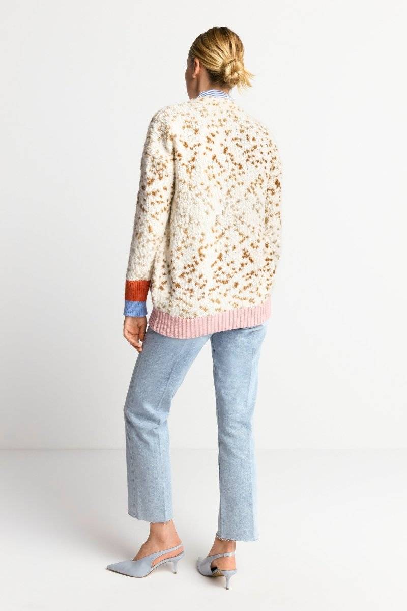 Eich & Royal Cardigan mit Kontrastbündchen und Schleife Vatertagsangebot