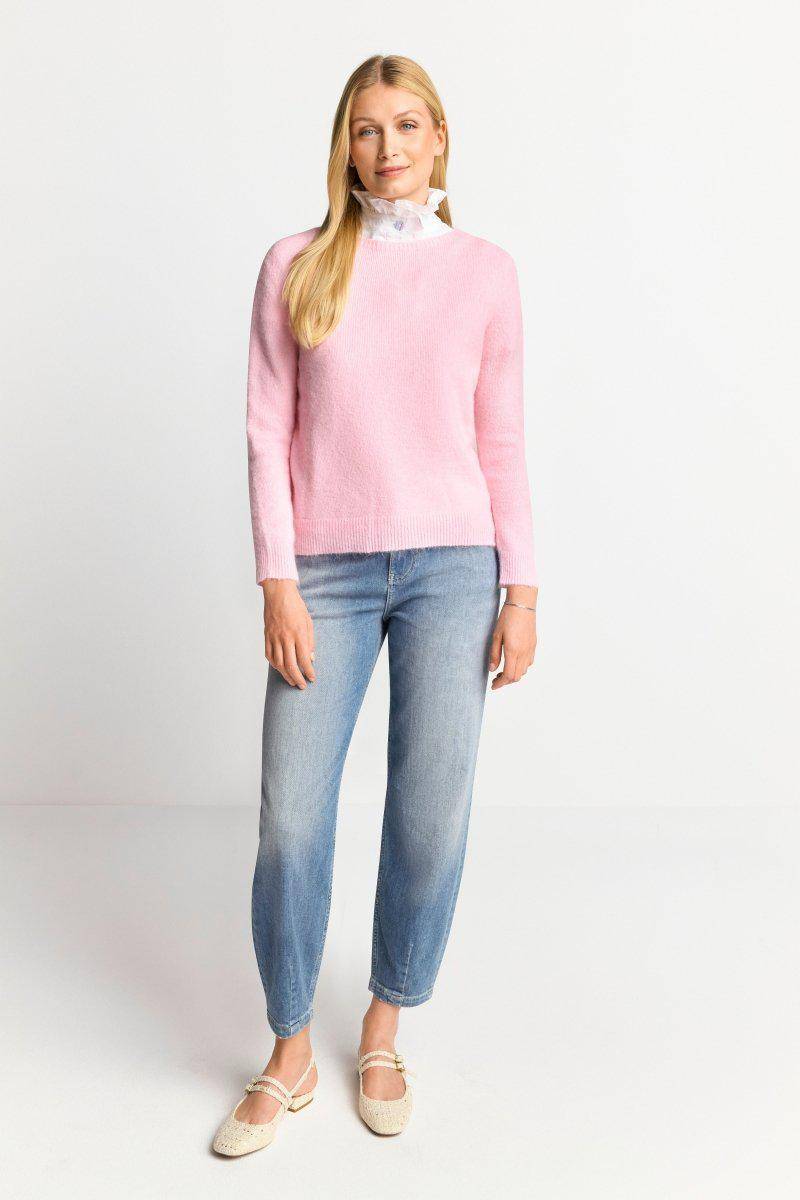 Eich & Royal Strickpullover aus weichem Materialmix Exklusive Angebote