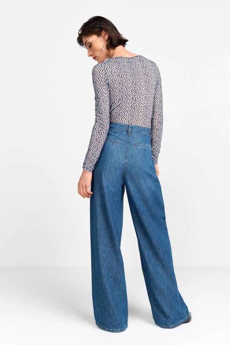 Eich & Royal Wide Leg Denim mit hoher Taille Bestseller