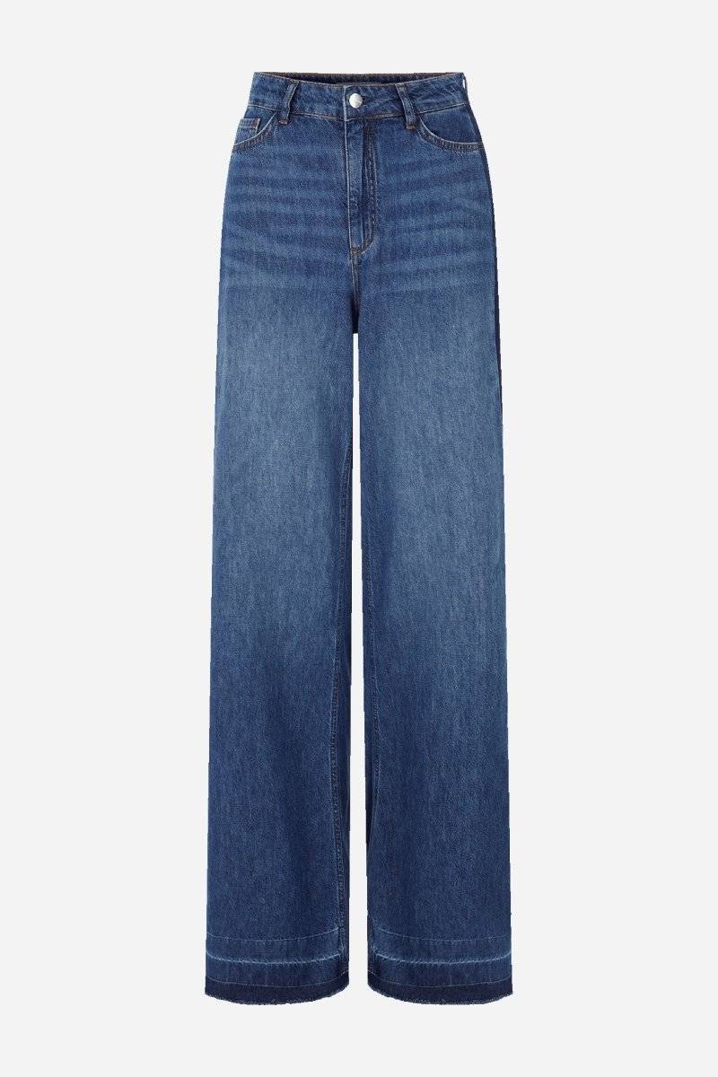 Eich & Royal Wide Leg Denim mit Seitenstreifen Kostenlose Rückgabe