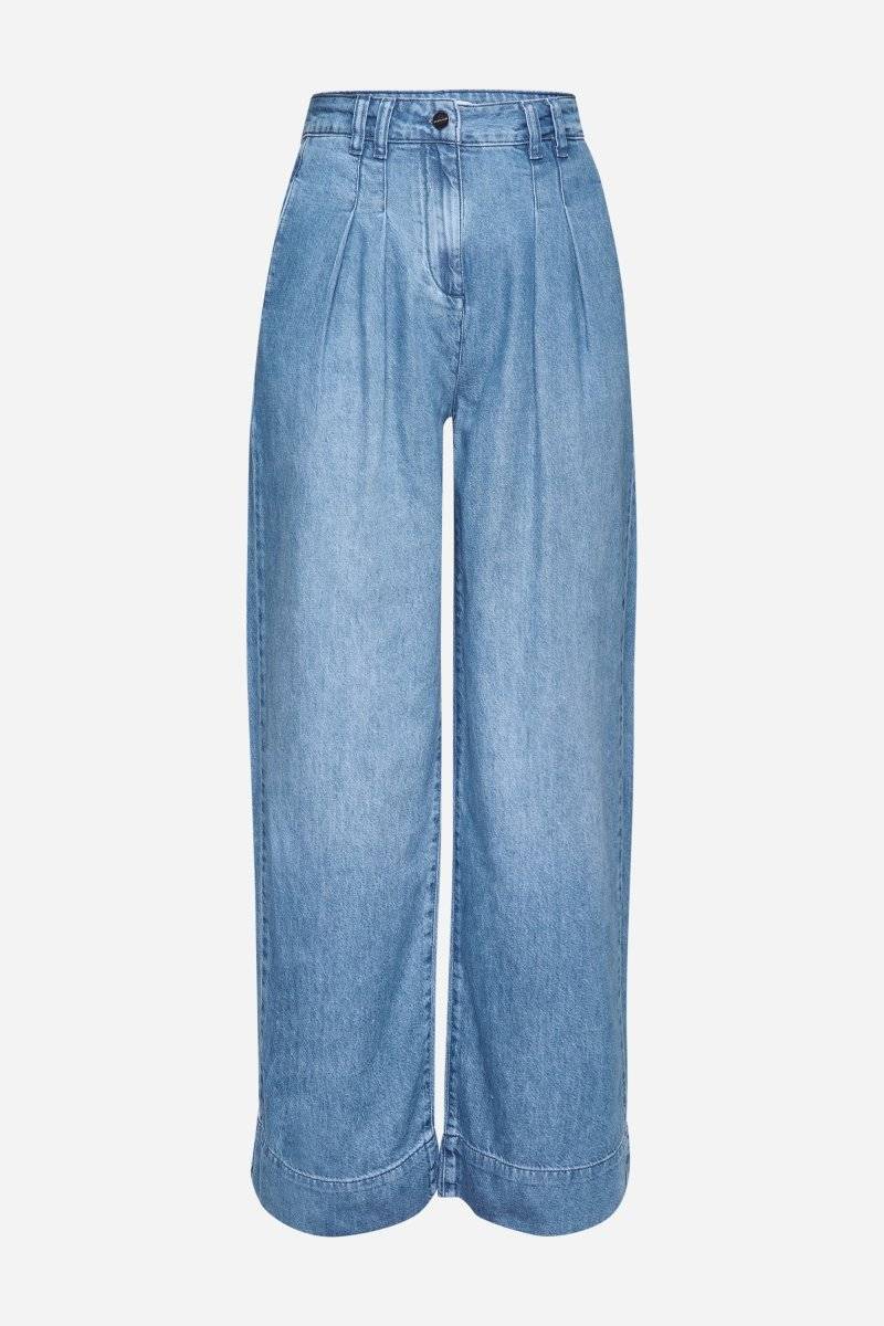 Eich & Royal Wide Leg Denim mit Bundfalten Letzte 2 Tage