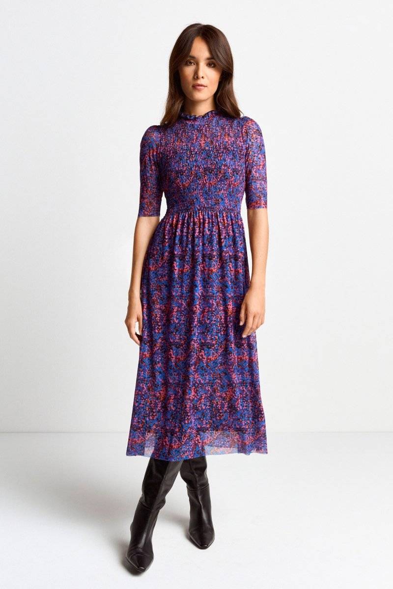 Eich & Royal Meshkleid mit Rüschenkragen Outlet