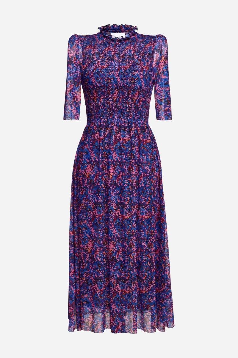 Eich & Royal Meshkleid mit Rüschenkragen Kostenloser Versand