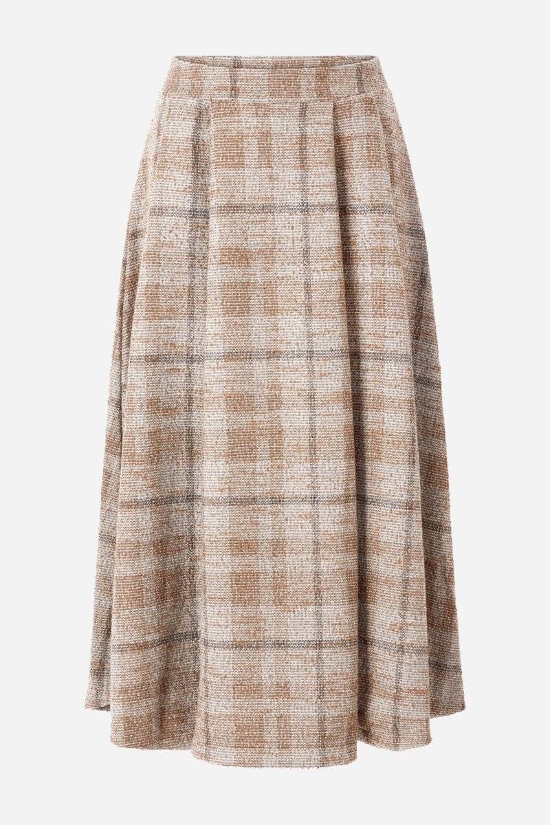 Eich & Royal Karierter High-Waist-Midirock Begrenztes Angebot