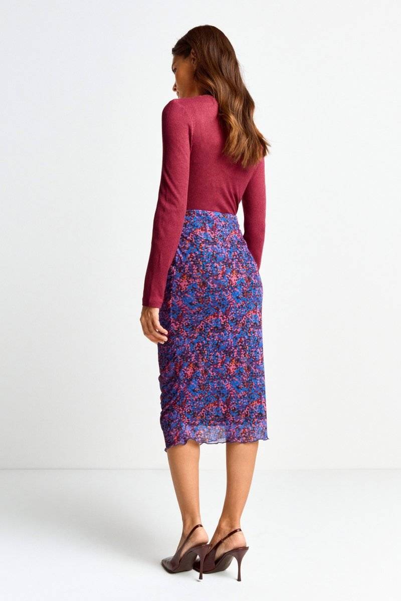 Eich & Royal Midirock mit floralem Allover-Print Osterangebot
