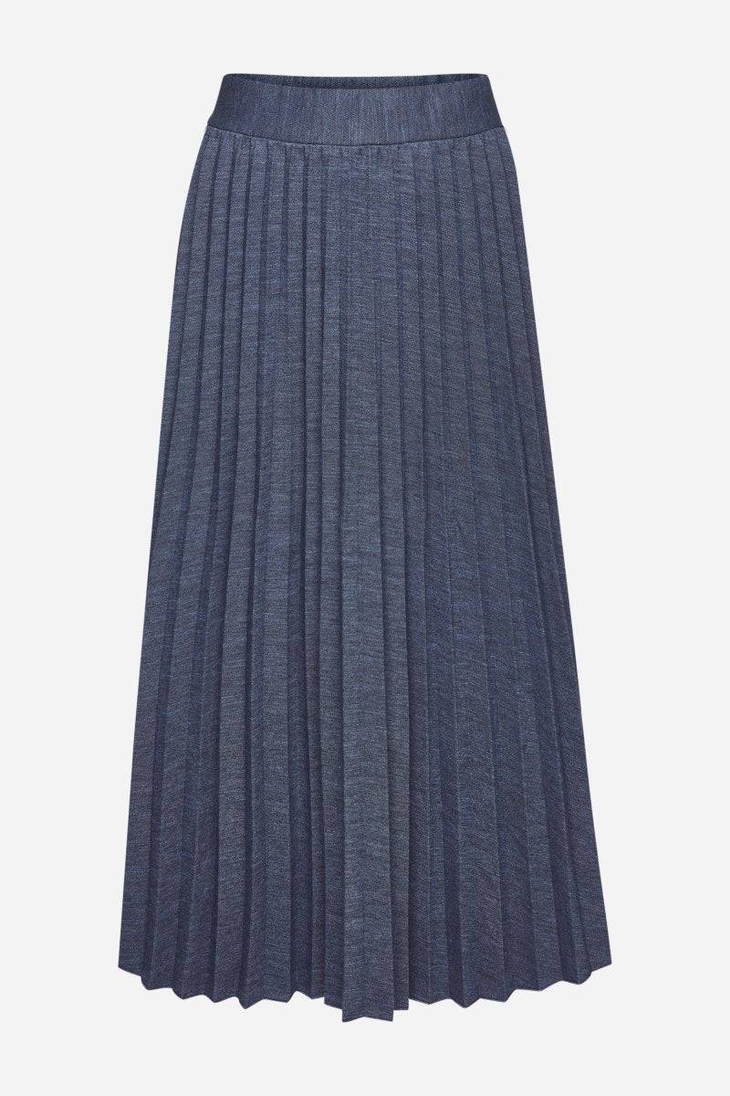Eich & Royal Plisseerock in Denim-Optik Top Angebot