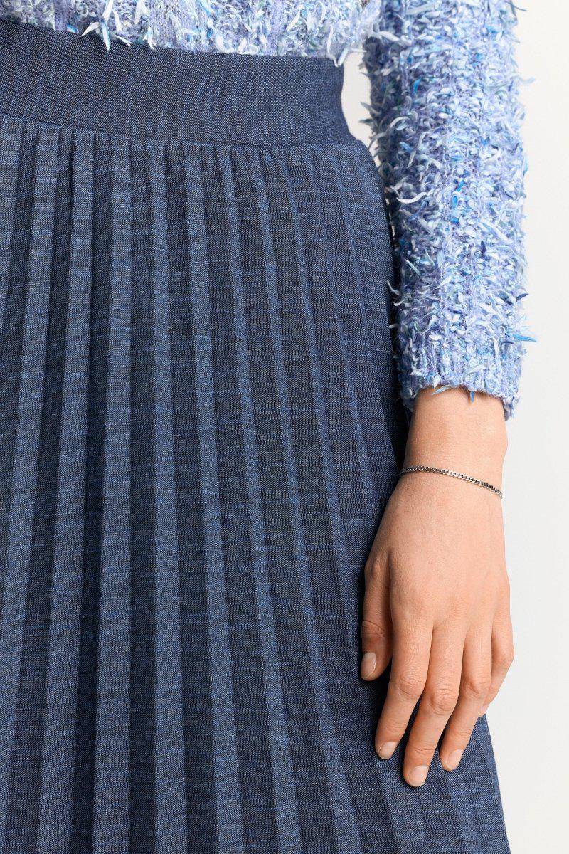 Eich & Royal Plisseerock in Denim-Optik Top Angebot