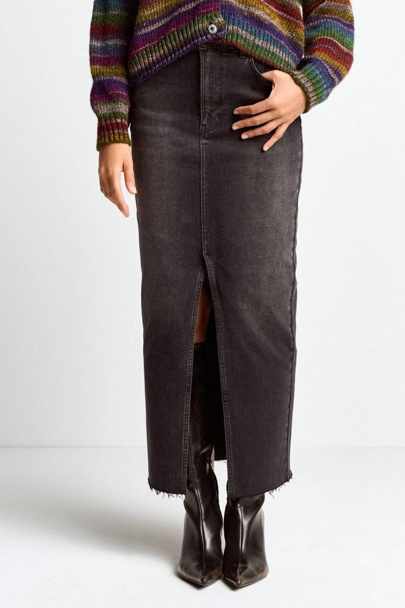Eich & Royal Denim-Rock mit Schlitz Super Sparpreis