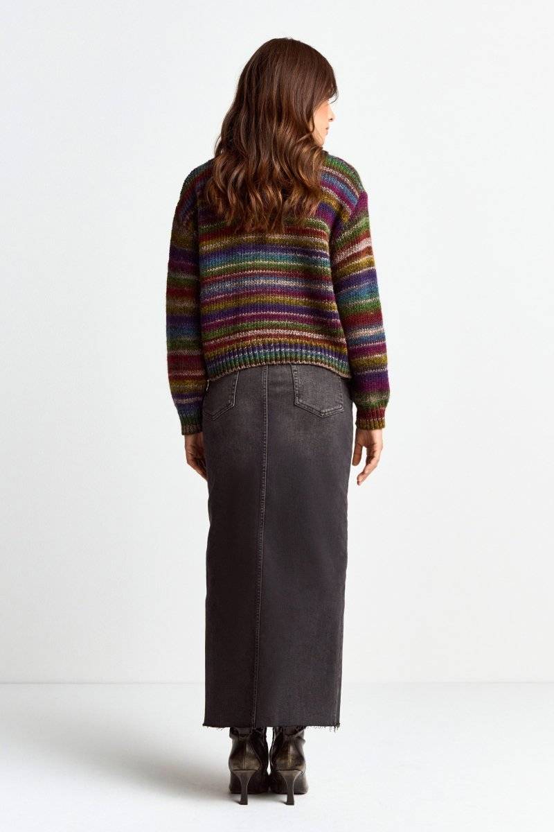 Eich & Royal Denim-Rock mit Schlitz Super Sparpreis