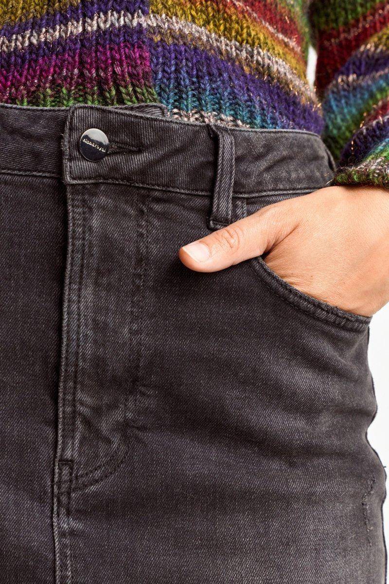 Eich & Royal Denim-Rock mit Schlitz Super Sparpreis