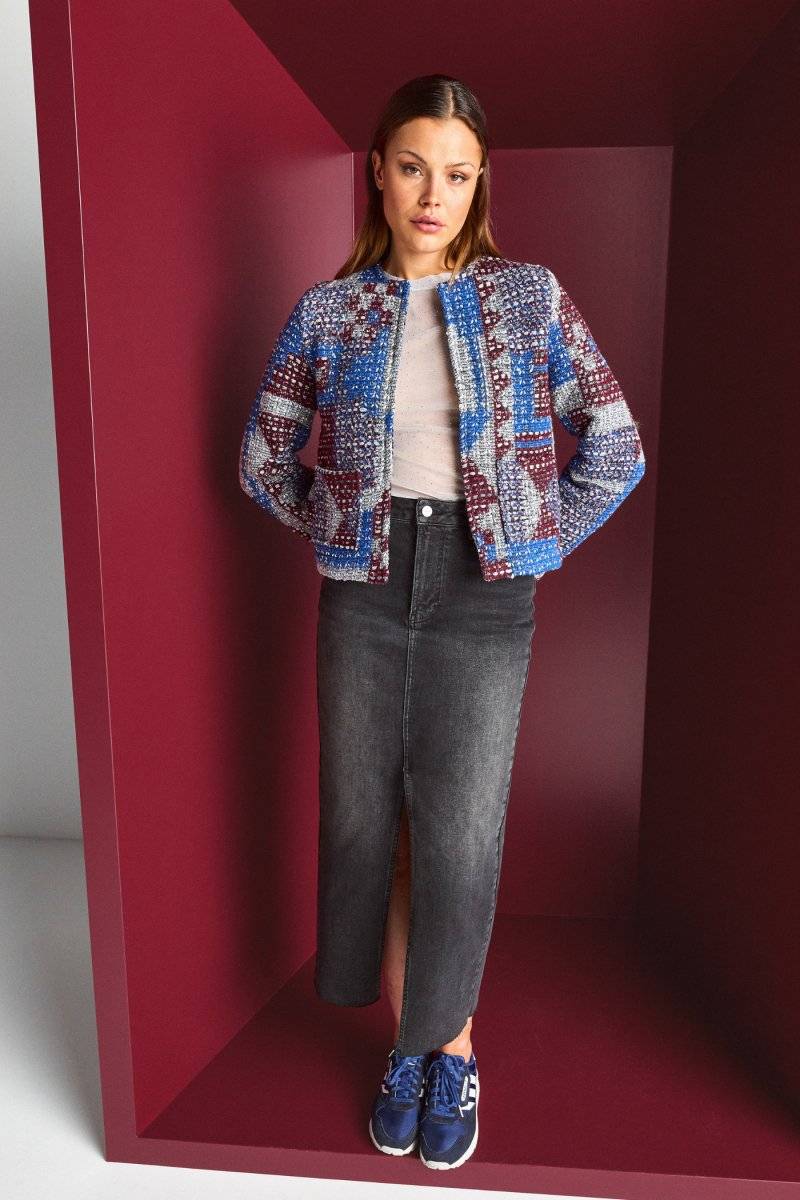 Eich & Royal Denim-Rock mit Schlitz Super Sparpreis