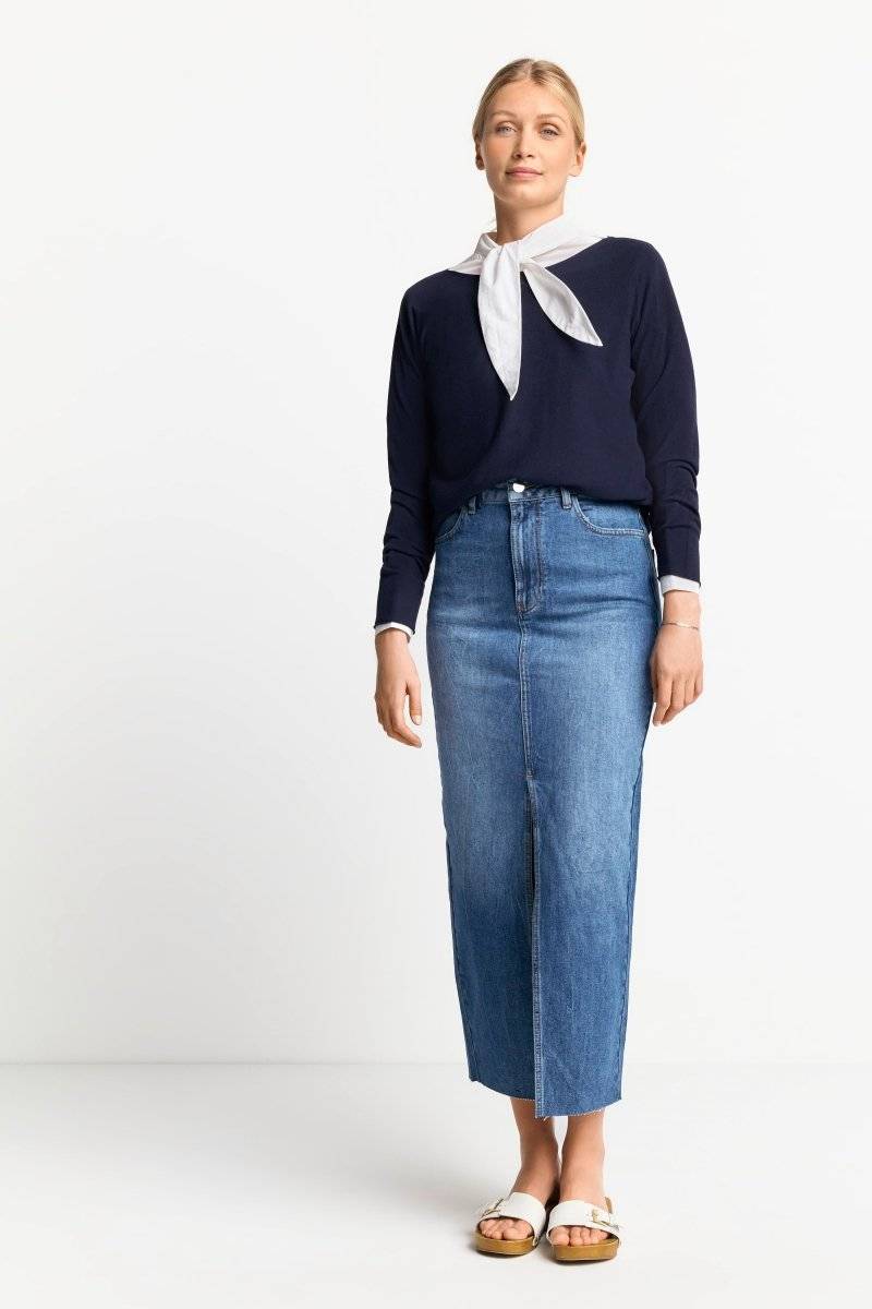 Eich & Royal Denim-Rock in figurnahem Schnitt Neueste Stile