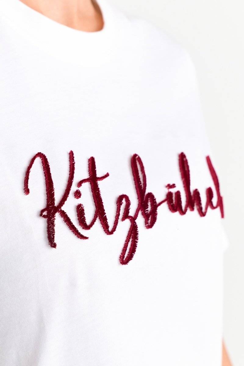 Eich & Royal T-Shirt mit Flockdruck Discount Store für neue Produkte