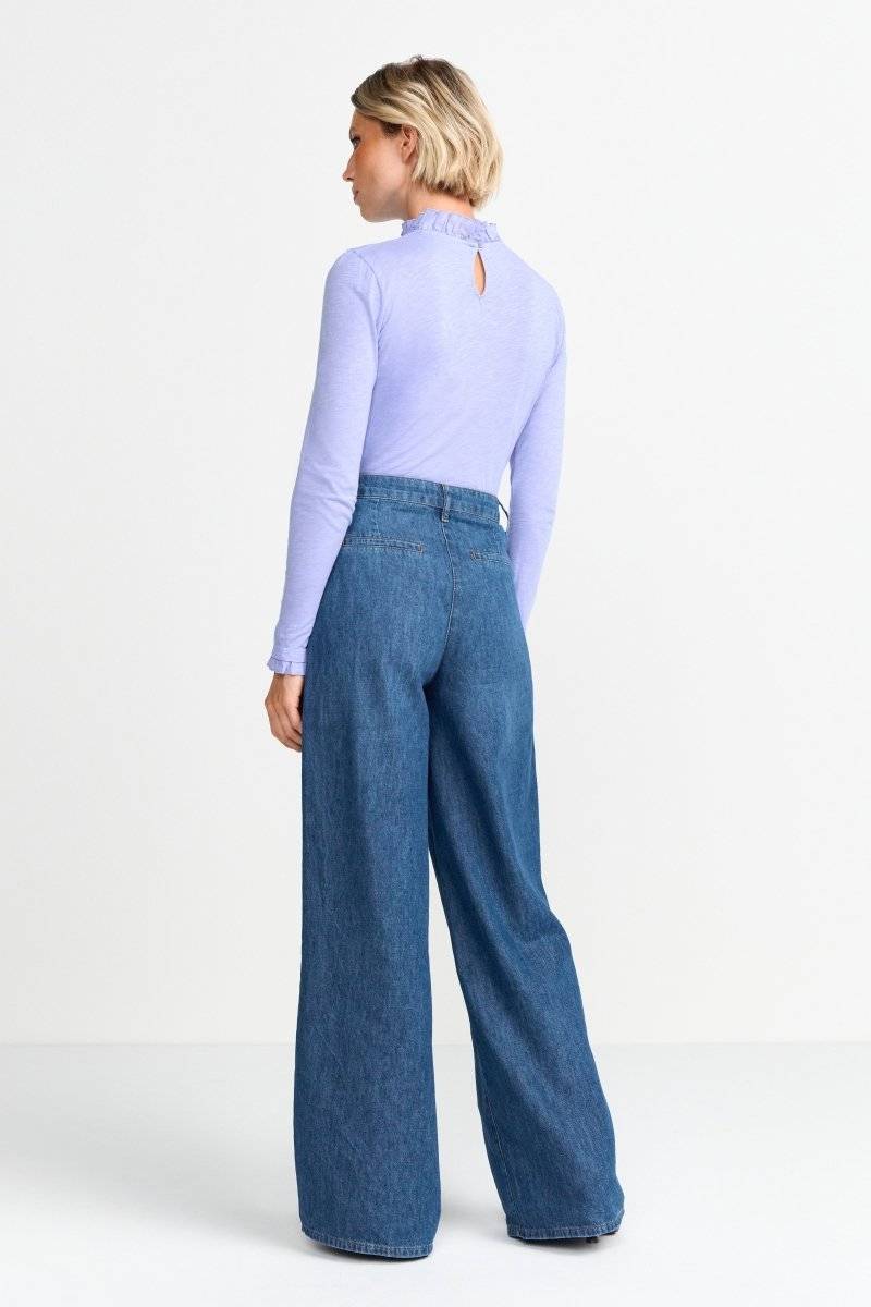 Eich & Royal Longsleeve mit Frill-Kragen 50% Rabatt mit kostenlosem Versand