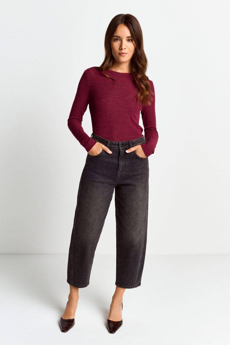 Eich & Royal Longsleeve mit Glitzereffekt Kostenloser Versand international