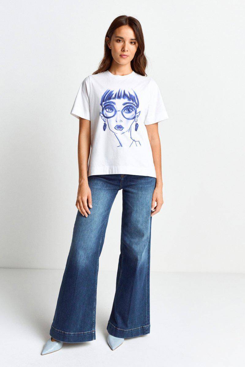 Eich & Royal T-Shirt mit Fashion-Print Fabrikladen